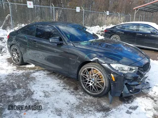 2017 BMW M4 with VIN WBS3R9C51HK709916, listed as a IAAI auction lot 41223578 with 24,225 mi miles. Bid and sale history available at carsss.com. Image 1.