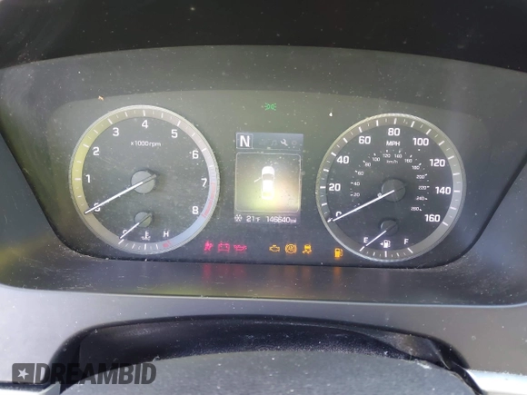 2016 Hyundai Sonata SE z VIN 5NPE24AF0GH371005, wystawiony jako IAAI lot #41269554 z przebiegiem 146 640 mil mil oraz . Historia ofert i sprzedaży dostępna na DreamBid. Obrazek 7.