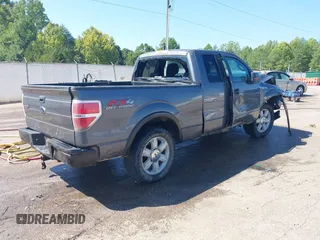 2009 Ford F-150 XL with VIN 1FTPX14V59KC92445, listed as a IAAI auction lot 40280550 with 213,709 mi miles. Bid and sale history available at carsss.com. Image 4.