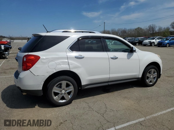 2015 Chevrolet Equinox LTZ with VIN 2GNFLHE31F6301788, listed as a Copart auction lot 50772215 with 203,283 mi miles and Salvage Title. Bid and sale history available at DreamBid. Image 3.