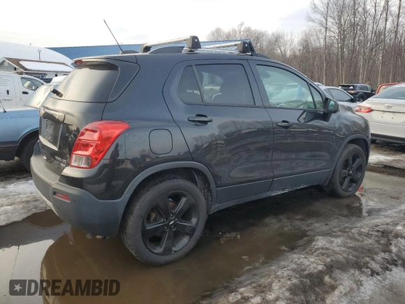 2016 Chevrolet Trax LTZ with VIN KL7CJRSB5GB707717, listed as a Copart auction lot 46509175 with 63,736 mi miles and Clean Title. Bid and sale history available at carsss.com. Image 3.