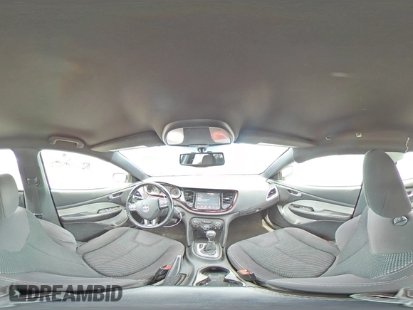 2014 Dodge Dart SXT with VIN 1C3CDFBBXED860446, listed as a Copart auction lot 53584495 with 127,280 mi miles and Salvage Title. Bid and sale history available at DreamBid. Image 14.