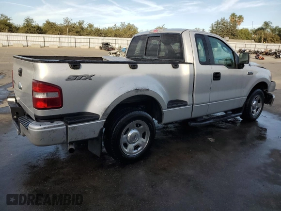 2006 Ford F-150 STX with VIN 1FTRF02W46KA92833, listed as a Copart auction lot 76401174 with 132,603 mi miles and Salvage Title. Bid and sale history available at carsss.com. Image 3.