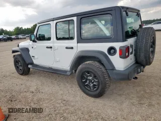 2021 Jeep Wrangler Unlimited Sport S z VIN 1C4HJXDG6MW816651, wystawiony jako Copart lot #60447925 z przebiegiem 53 958 mil mil oraz Szkoda całkowita • Salvage title. Historia ofert i sprzedaży dostępna na DreamBid. Obrazek 2.