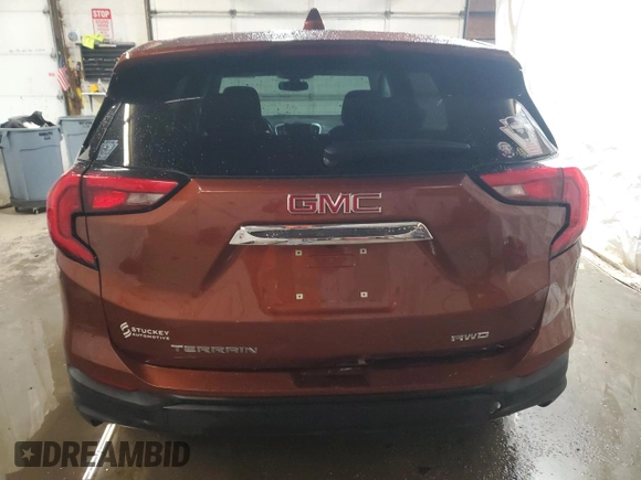 2019 GMC Terrain SLE with VIN 3GKALTEV3KL277382, listed as a Copart auction lot 48848035 with 105,140 mi miles and Salvage Title. Bid and sale history available at DreamBid. Image 6.