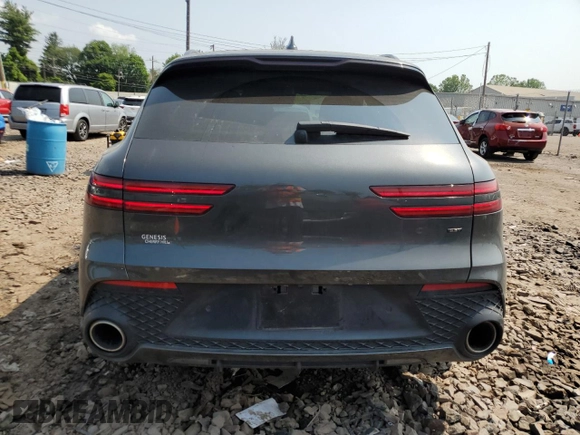 2024 Genesis GV70 Sport with VIN 5NMMCDTC4RH016527, listed as a Copart auction lot 59707955 with 16,545 mi miles and Salvage title. Bid and sale history available at DreamBid. Image 6.