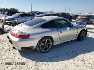 2003 Porsche 911 Carrera with VIN WP0AA29953S624125, listed as a Copart auction lot 46804525 with 98,637 mi miles and Salvage Title. Bid and sale history available at carsss.com. Image 3.