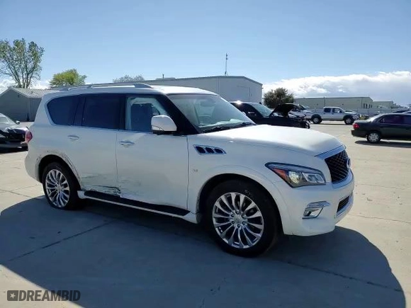 2017 Infiniti QX80 with VIN JN8AZ2NF8H9647289, listed as a Copart auction lot 46935293 with 89,279 mi miles. Bid and sale history available at carsss.com. Image 12.