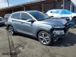 2020 Hyundai Kona Limited with VIN KM8K3CA56LU412119, listed as a Copart auction lot 52024435 with 55,128 mi miles and Salvage Title. Bid and sale history available at carsss.com. Image 4.