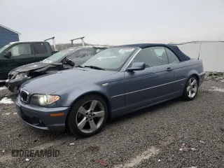 2004 BMW 3 Series 325Ci with VIN WBABW33434PL33813, listed as a Copart auction lot 85084584 with 104,742 mi miles and Clean Title. Bid and sale history available at carsss.com. Image 1.