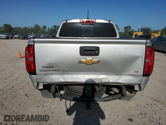 2019 Chevrolet Colorado 2WD LT with VIN 1GCGSCEN9K1204176, listed as a Copart auction lot 52184385 with 135,041 mi miles and Salvage Title. Bid and sale history available at DreamBid. Image 6.