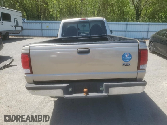 2000 Ford Ranger XL with VIN 1FTYR10V7YTA43903, listed as a Copart auction lot 54822975 with 177,187 mi miles and Salvage Title. Bid and sale history available at DreamBid. Image 6.