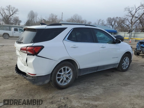 2024 Chevrolet Equinox LT with VIN 3GNAXKEG0RL106683, listed as a Copart auction lot 47869355 with 24,359 mi miles and Salvage Title. Bid and sale history available at DreamBid. Image 3.