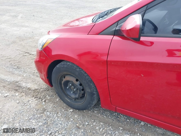2015 Hyundai Accent GLS with VIN KMHCT4AE6FU851075, listed as a IAAI auction lot 41868391 with 90,523 mi miles. Bid and sale history available at carsss.com. Image 16.