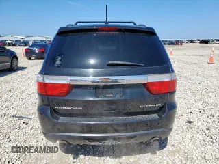 2011 Dodge Durango Citadel with VIN 1D4SD5GT7BC613523, listed as a Copart auction lot 57176925 with 174,702 mi miles and Salvage title. Bid and sale history available at DreamBid. Image 6.