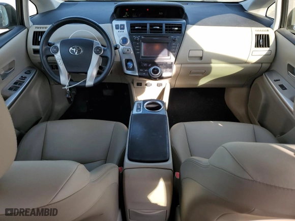 2014 Toyota Prius v Two with VIN JTDZN3EU2E3334316, listed as a Copart auction lot 50204905 with 102,280 mi miles and Salvage Title. Bid and sale history available at carsss.com. Image 8.
