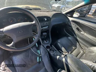 1998 Ford Mustang GT with VIN 1FAFP45X3WF197020, listed as a Copart auction lot 43796325 with 74,844 mi miles and Salvage Title. Bid and sale history available at carsss.com. Image 9.