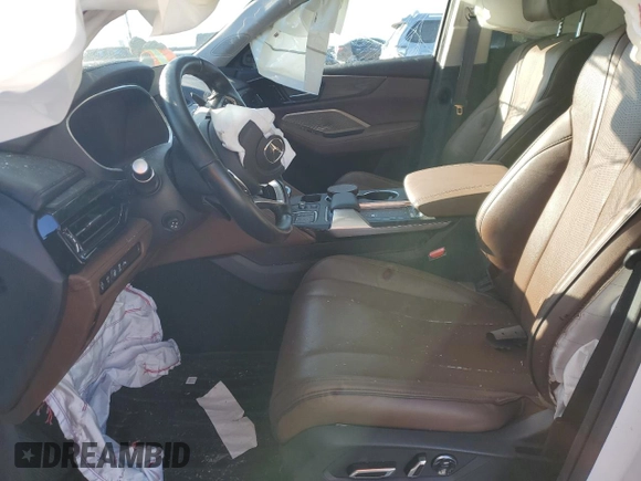 2022 Acura MDX w/Advance Package with VIN 5J8YE1H87NL047599, listed as a Copart auction lot 46149025 with 0 mi miles and Salvage Title. Bid and sale history available at carsss.com. Image 7.