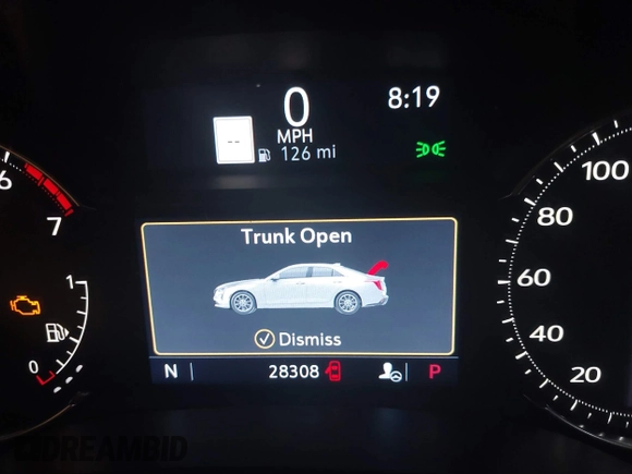 2020 Cadillac CT4 Sport z VIN 1G6DG5RK9L0131773, wystawiony jako IAAI lot #41810511 z przebiegiem 28 308 mil mil oraz . Historia ofert i sprzedaży dostępna na DreamBid. Obrazek 16.