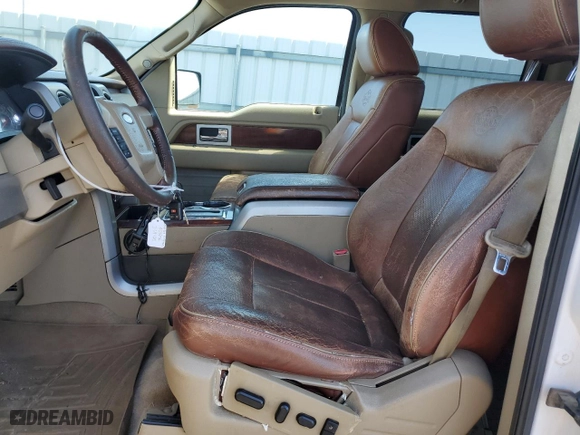 2010 Ford F-150 XL with VIN 1FTFW1CV9AKA58376, listed as a Copart auction lot 50738365 with 154,785 mi miles and Salvage Title. Bid and sale history available at carsss.com. Image 7.