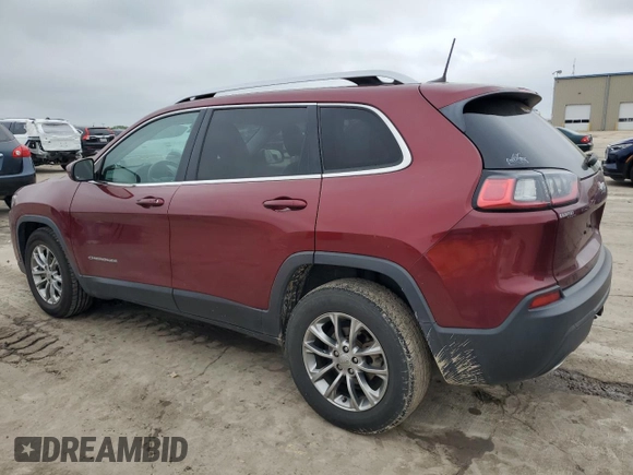 2019 Jeep Cherokee Latitude Plus z VIN 1C4PJLLN3KD172295, wystawiony jako Copart lot #55422315 z przebiegiem 107 676 mil mil oraz Szkoda całkowita • Salvage title. Historia ofert i sprzedaży dostępna na DreamBid. Obrazek 2.