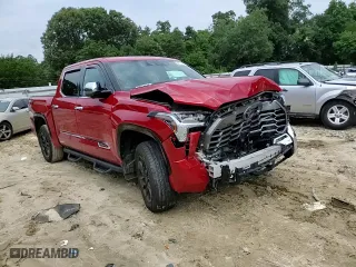 2023 Toyota Tundra 4WD 1794 Edition Hybrid with VIN 5TFMC5DB5PX026242, listed as a Copart auction lot 64479574 with 20,056 mi miles and Salvage Title. Bid and sale history available at carsss.com. Image 11.