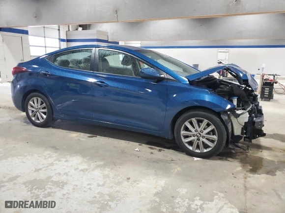 2014 Hyundai Elantra SE with VIN KMHDH4AE3EU082460, listed as a Copart auction lot 52711375 with 178,708 mi miles and Salvage Title. Bid and sale history available at carsss.com. Image 4.