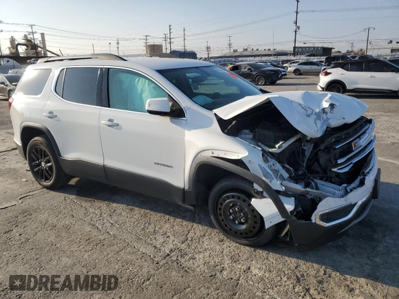 2019 GMC Acadia SLT with VIN 1GKKNMLS4KZ143180, listed as a Copart auction lot 42504945 with 0 mi miles and Salvage Title. Bid and sale history available at carsss.com. Image 4.