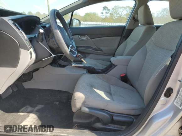 2014 Honda Civic Sedan LX with VIN 19XFB2F57EE084951, listed as a Copart auction lot 50713245 with 200,727 mi miles and Salvage Title. Bid and sale history available at carsss.com. Image 7.
