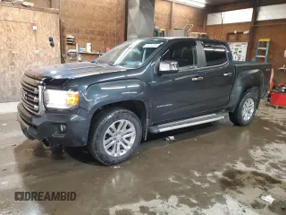2018 GMC Canyon 4WD SLT z VIN 1GTG6DEN5J1190818, wystawiony jako Copart lot #43325265 z przebiegiem 53 610 mil mil oraz Szkoda całkowita • Salvage title. Historia ofert i sprzedaży dostępna na DreamBid. Obrazek 1.