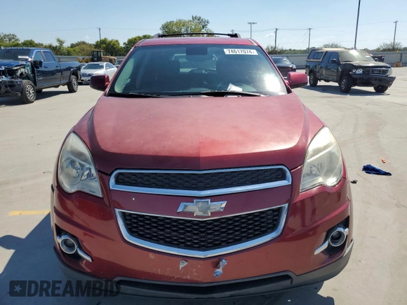 2015 Chevrolet Equinox LT with VIN 2GNALCEK8F1105106, listed as a Copart auction lot 74617074 with 129,428 mi miles and Salvage Title. Bid and sale history available at carsss.com. Image 5.