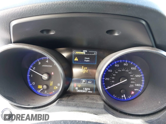 2017 Subaru Outback Premium with VIN 4S4BSAHC6H3365103, listed as a IAAI auction lot 41774689 with 69,347 mi miles and . Bid and sale history available at DreamBid. Image 7.