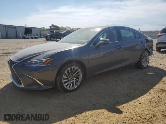 2022 Lexus ES with VIN 58AFZ1B10NU123491, listed as a Copart auction lot 49321725 with 53,963 mi miles and Clean Title. Bid and sale history available at carsss.com. Image 1.