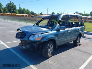 2005 Honda Pilot EX with VIN 2HKYF18405H565891, listed as a IAAI auction lot 39531740 with 112,701 mi miles. Bid and sale history available at carsss.com. Image 17.