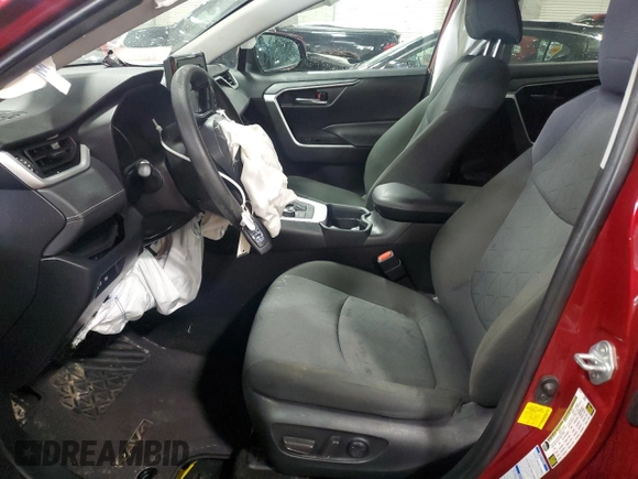 2021 Toyota RAV4 Hybrid XLE with VIN 4T3RWRFV7MU039800, listed as a Copart auction lot 48319525 with 51,730 mi miles and Salvage Title. Bid and sale history available at carsss.com. Image 7.