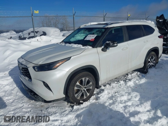 2023 Toyota Highlander L with VIN 5TDKDRBH5PS008770, listed as a IAAI auction lot 41287960 with 26,822 mi miles and . Bid and sale history available at DreamBid. Image 17.