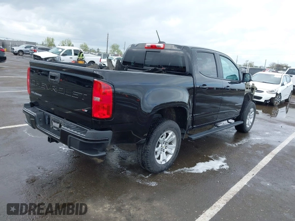 2021 Chevrolet Colorado 2WD LT with VIN 1GCGSCEN7M1239057, listed as a IAAI auction lot 41920091 with 44,066 mi miles and . Bid and sale history available at DreamBid. Image 4.