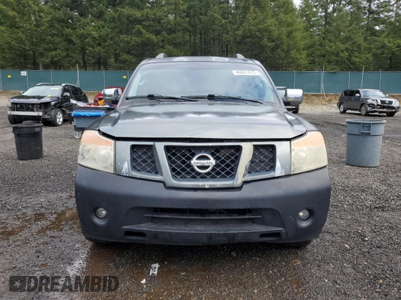 2009 Nissan Armada SE z VIN 5N1BA08D09N604043, wystawiony jako Copart lot #46001675 z przebiegiem 205 996 mil mil oraz Szkoda całkowita • Salvage title. Historia ofert i sprzedaży dostępna na DreamBid. Obrazek 5.