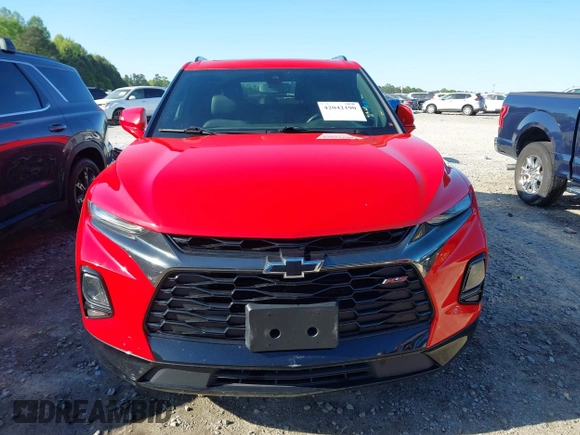 2021 Chevrolet Blazer RS z VIN 3GNKBKRSXMS532963, wystawiony jako IAAI lot #42042190 z przebiegiem 67 275 mil mil oraz . Historia ofert i sprzedaży dostępna na DreamBid. Obrazek 12.