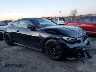 2022 BMW M4 Competition with VIN WBS33AZ05NCJ25782, listed as a Copart auction lot 69860822 with 1,763 mi miles. Bid and sale history available at carsss.com. Image 4.