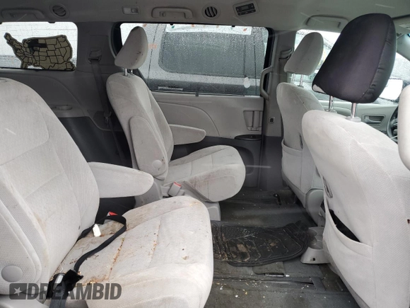 2017 Toyota Sienna LE with VIN 5TDJZ3DC8HS148910, listed as a Copart auction lot 47070465 with 87,024 mi miles and Salvage Title. Bid and sale history available at carsss.com. Image 11.