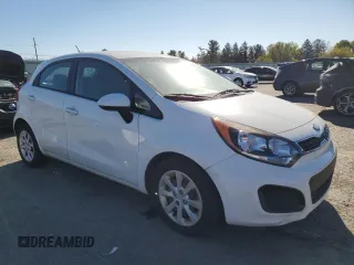 2014 Kia Rio EX with VIN KNADN5A38E6375578, listed as a Copart auction lot 76340414 with 121,219 mi miles and Clean Title. Bid and sale history available at carsss.com. Image 4.