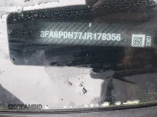 2018 Ford Fusion SE with VIN 3FA6P0H77JR178356, listed as a IAAI auction lot 41970854 with 167,623 mi miles. Bid and sale history available at carsss.com. Image 17.