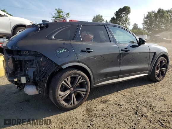 2020 Jaguar F-Pace SVR with VIN SADCZ2EE8LA620388, listed as a Copart auction lot 65522375 with 92,807 mi miles and Salvage title. Bid and sale history available at DreamBid. Image 3.