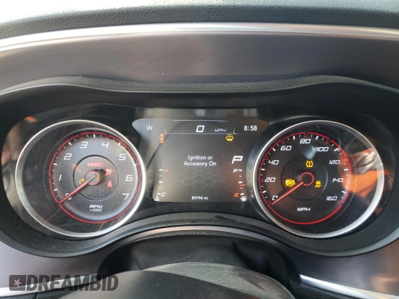 2021 Dodge Charger R/T with VIN 2C3CDXCT8MH552965, listed as a Copart auction lot 52146815 with 89,794 mi miles and Salvage title. Bid and sale history available at DreamBid. Image 9.