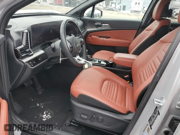2024 Kia Sportage SX-Prestige with VIN 5XYK5CDF5RG166967, listed as a Copart auction lot 42376085 with 12,376 mi miles and Salvage title. Bid and sale history available at DreamBid. Image 7.