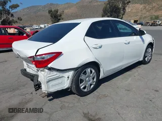 2016 Toyota Corolla L with VIN 5YFBURHE8GP523512, listed as a IAAI auction lot 42238432 with 134,118 mi miles and . Bid and sale history available at DreamBid. Image 4.