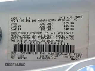 2011 Mitsubishi Eclipse GS with VIN 4A31K5DF1BE008508, listed as a Copart auction lot 75756864 with 185,320 mi miles and Salvage Title. Bid and sale history available at carsss.com. Image 12.