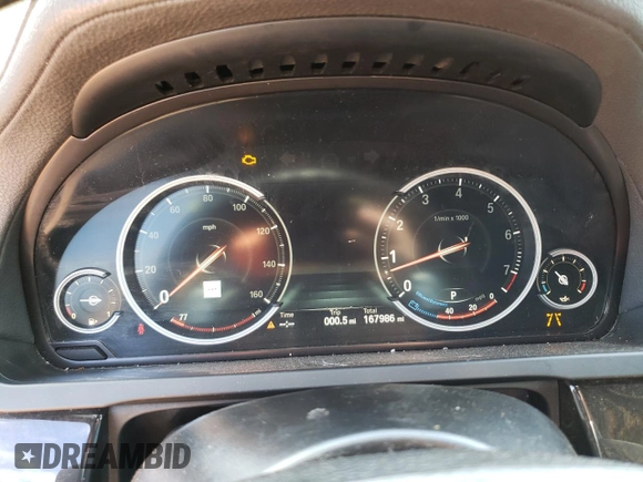 2015 BMW 7 Series 740Li xDrive with VIN WBAYF4C53FGS99237, listed as a Copart auction lot 55128815 with 167,986 mi miles and Clean Title. Bid and sale history available at carsss.com. Image 9.