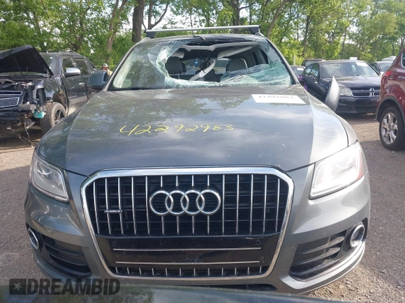 2015 Audi Q5 Premium Plus with VIN WA1LFAFP1FA024570, listed as a IAAI auction lot 42292983 with 182,114 mi miles and . Bid and sale history available at DreamBid. Image 12.